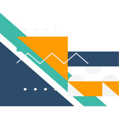 Fototapeta premium Geometric Corner Shape