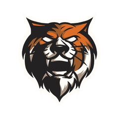 e sport logo tiger head