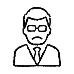 Businessman Sketch Hand-drawn Vector Icon
