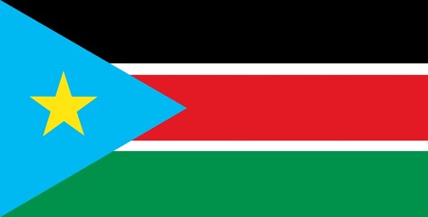south sudan flag, country flag, flag