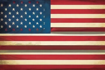 Naklejka premium United States of America Flag