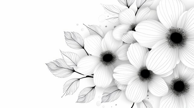 Detailed floral designs with crisp lines and clean outlines, perfect for black and white coloring. These patterns are very easy to color and provide a relaxing and enjoyable creative experience.