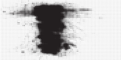 Fototapeta premium Glitch distorted grunge layer . Noise destroyed texture . Trendy defect error shapes