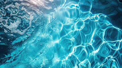 blue water background