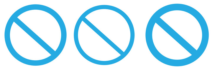 Sign forbidden. Icon symbol ban. Red circle sign stop entry ang slash line isolated on transparent background. Mark prohibited. Icon symbol ban. Mark prohibited.