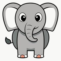 baby elephant Vector