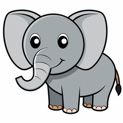 baby elephant Vector