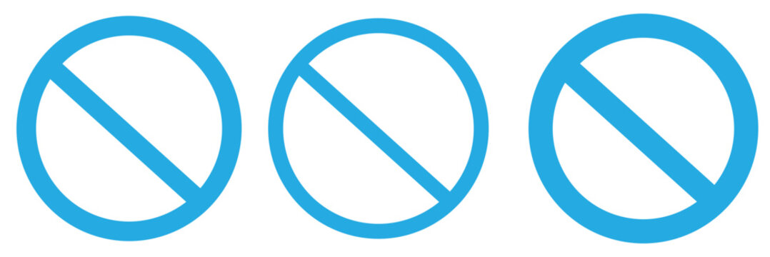 Sign forbidden. Icon symbol ban. Red circle sign stop entry ang slash line isolated on transparent background. Mark prohibited. Icon symbol ban. Mark prohibited.