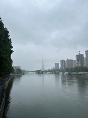 Fototapeta premium Paris in a rainy day