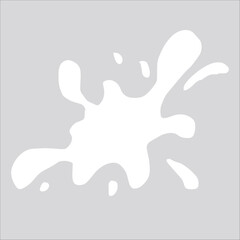 Paint white pigment spray splash stain illustration spots