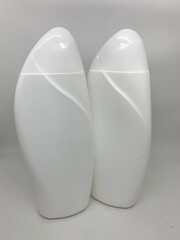 several types of cosmetic waste bottles