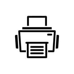 Printer icon with simple and modern design