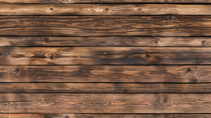 Obraz premium Wooden brown texture. Wooden table, wall or fence close up top view texture background. High quality hardwood planks surface. Carpentry, rough, pine, oak. Brown wooden texture