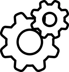 Gear Icon Pair