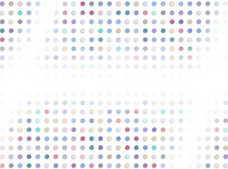 Abstract halftone pastel circles pattern