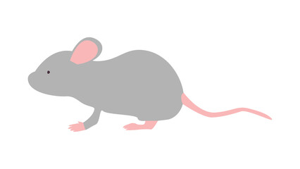 十二支イラストねずみ