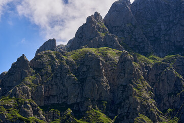 Mountain landscape in the summer