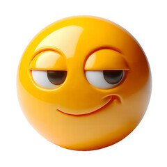 Fototapeta premium Cute 3d emoji, generative ai