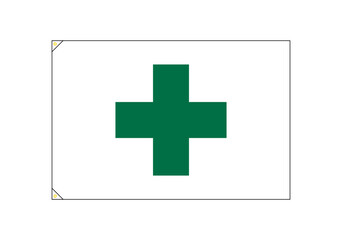 安全旗　ハトメ付き