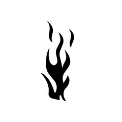 fire silhouette icon