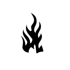 fire silhouette icon