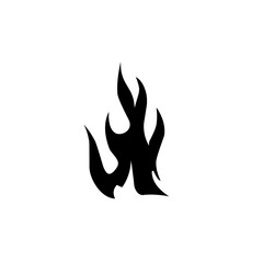 fire silhouette icon