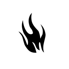 fire silhouette icon