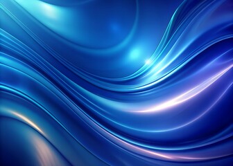 Dark blue paper waves abstract banner design. Elegant wavy vector background