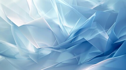 Dynamic abstract background with intertwining wavy shapes, evoking movement and depth