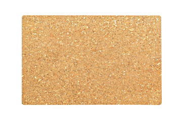 Empty cork board banner on transparent background Generative Ai