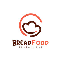 Bread with C logo vector template, Creative Bread logo design concepts