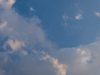 blue sky with clouds