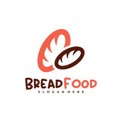 Bread with C logo vector template, Creative Bread logo design concepts