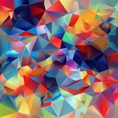 backgaround Geometric polygonal By Generated AI