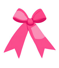 pink ribbon bow