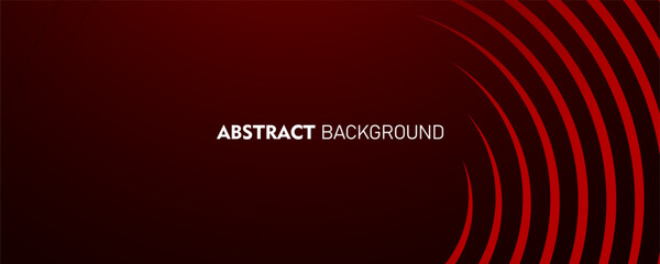 Abstrack red background. dark red abstrack geometric line background. Modern shiny red circle line pattern. Futuristic technology concept. red gradient vector, banner, brochure, poster, banner