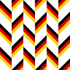 Obraz premium germany flag pattern design. chevron background. vector illustration