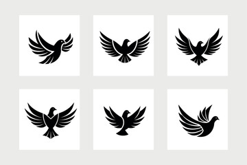 Bird dove icon vector illustration.
