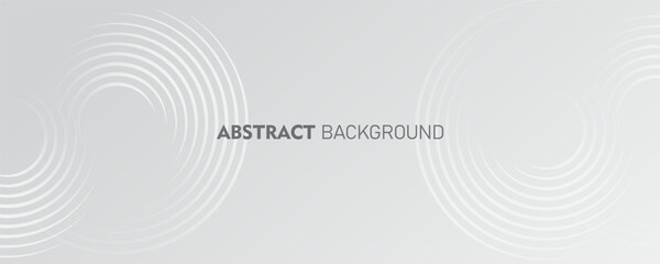 White abstrack background. gray white abstrack geometric line background. Modern shiny white circle line pattern. Futuristic technology concept. white gradient vector, banner, brochure, poster, banner
