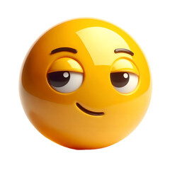 Fototapeta premium cute 3d emoji, generative ai 