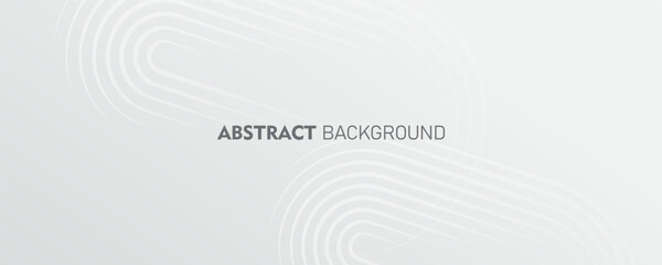 White abstrack background. gray white abstrack geometric line background. Modern shiny white circle line pattern. Futuristic technology concept. white gradient vector, banner, brochure, poster, banner
