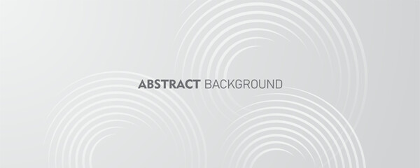 White abstrack background. gray white abstrack geometric line background. Modern shiny white circle line pattern. Futuristic technology concept. white gradient vector, banner, brochure, poster, banner