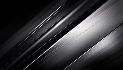 Fototapeta premium abstract black and silver are light gray with white the gradient is the surface with templates metal texture soft lines tech diagonal background black dark sleek clean modern