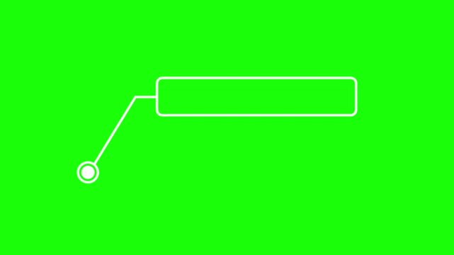 call outs animated callout infograpic info name explanation object green screen 4k looping
