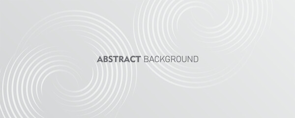 White abstrack background. gray white abstrack geometric line background. Modern shiny white circle line pattern. Futuristic technology concept. white gradient vector, banner, brochure, poster, banner