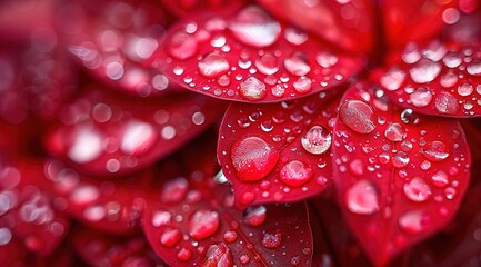 red flower macro