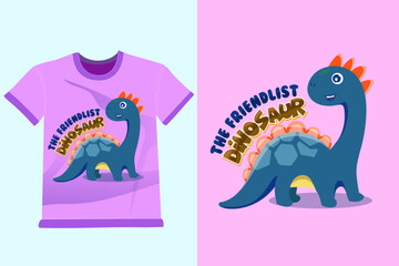 Dinosaurs brontosaurus cartoon arts For tshirt, Apparel prints designs and other uses. Perfect for decoration, nursery t-shirt, kids apparel, invitation, simple child design.