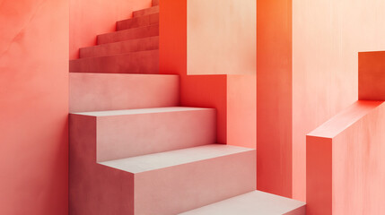 The essence of minimalist architecture can be used as news illustrations and postcards
