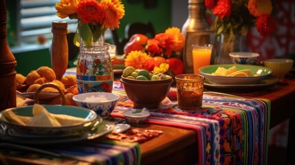 Mexican Table Setting