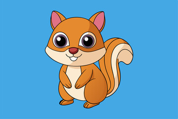 Charming Chipmunk Vector Graphics for Creative Design Projects – Ideal for Logos, Illustrations, and High-Quality Print Designs